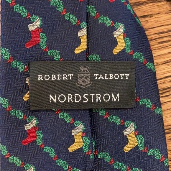 Robert Talbott Nordstrom Silk Tie Christmas - Picture 3 of 5